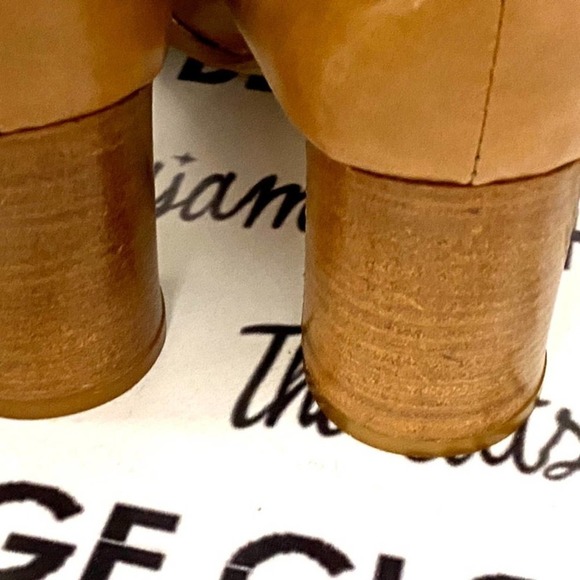 Luxury Rebel Leather Pirate boot 7 Camel - Picture 3 of 5